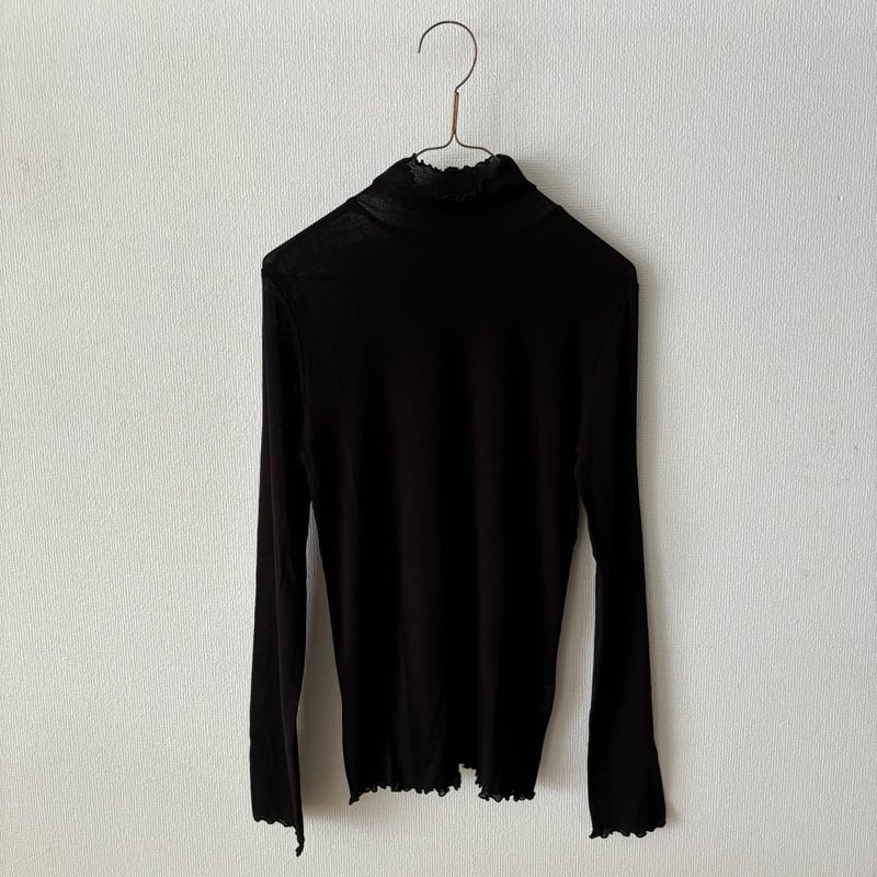 Hands of creation 強撚ガーゼフライス ハイネックプルオーバー | itono