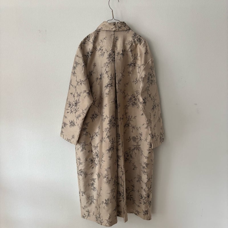 PARIS DE AOUNE ボタニカルフラワージャガード ステンカラー