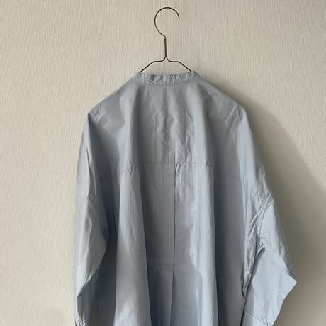 UNIVERSAL TISSU  ナチュラルタイプライタークラシックロングシャツ