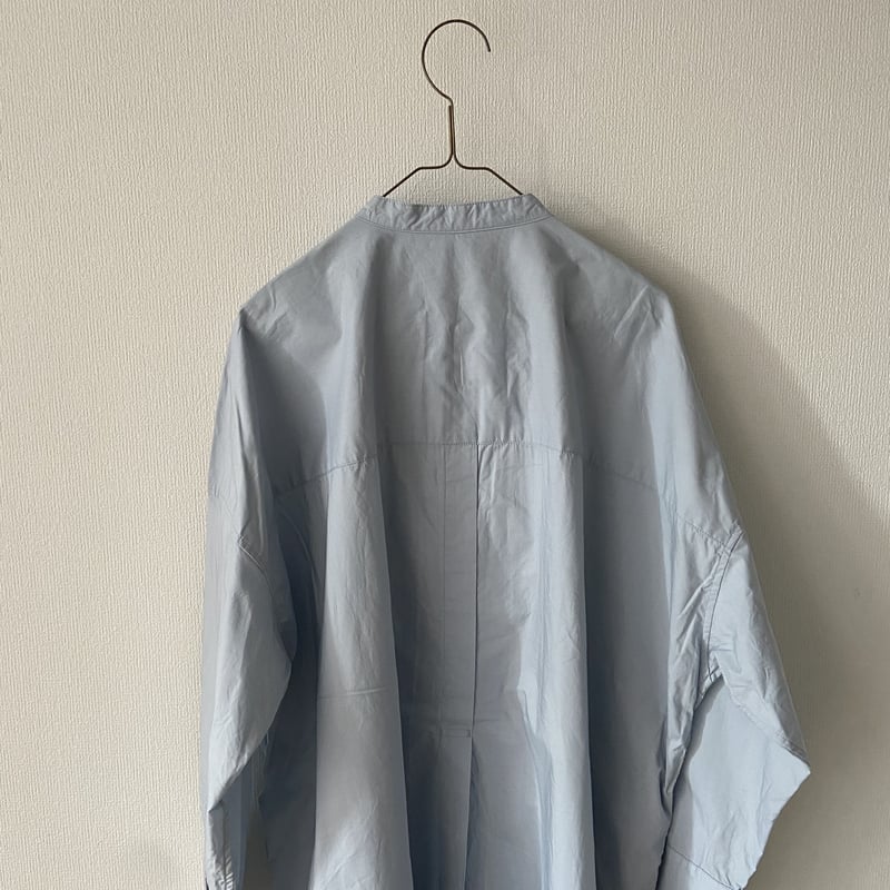 UNIVERSAL TISSU ナチュラルタイプライタークラシックロングシャツ