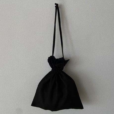 オールドマンズテーラー FLOWER SCALLP DRAWSTRING BAG