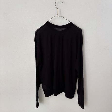Hands of creation 80/2 強撚天竺スーパーソフトクルーネックカーディガン