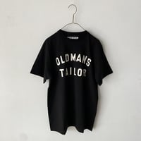 オールドマンズテーラー　OMT  PRINT CREW NECK SHORT SLEEB  TEE・BLK