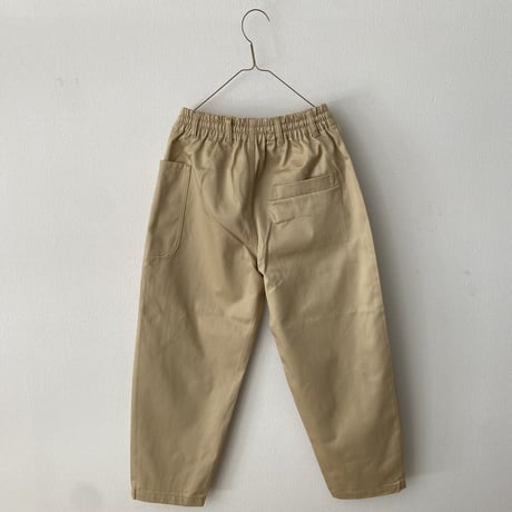 atelier naruse コットンチノウエストゴムバルーンパンツ