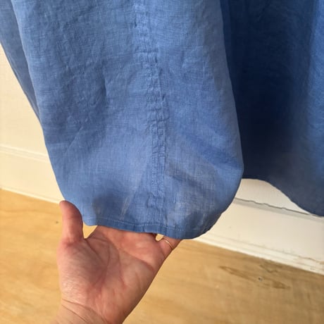 FOG LINEN WORK  サーラ ドレス・二ゼル（サックス）