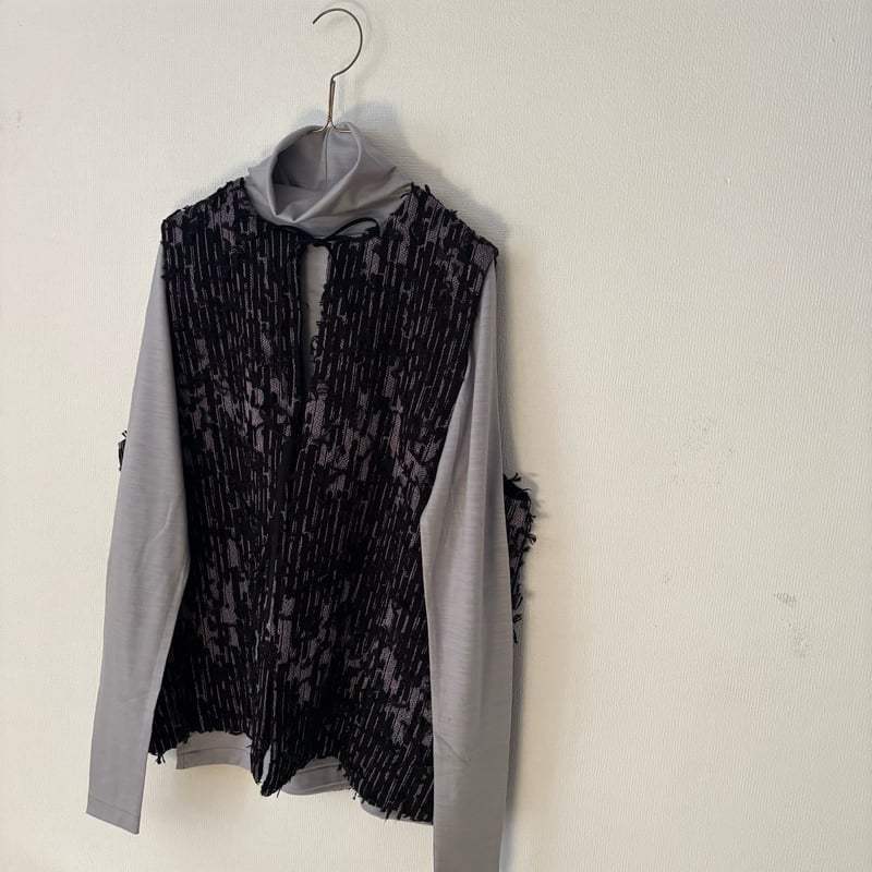 qiri mineral reversible vest ・クロ | itonowa Li