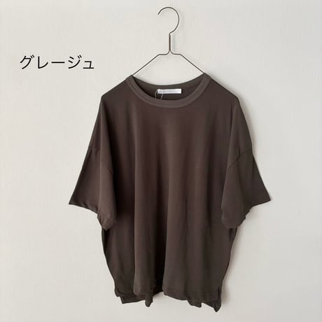 NATURAL LAUNDRY　ツイストニット ワイドT