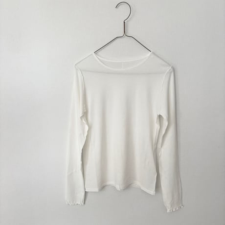 yuni 60/-強撚ストレッチフライス クルーネックプルオーバー