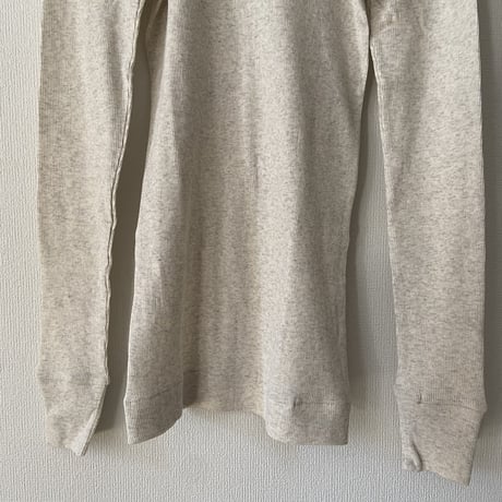 homspun 丸胴テレコ クルーネックプルオーバー