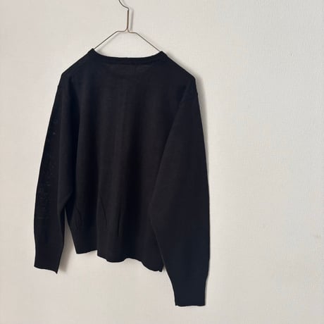 UNIVERSAL TISSU French Pure Linen クルーネック カーディガン