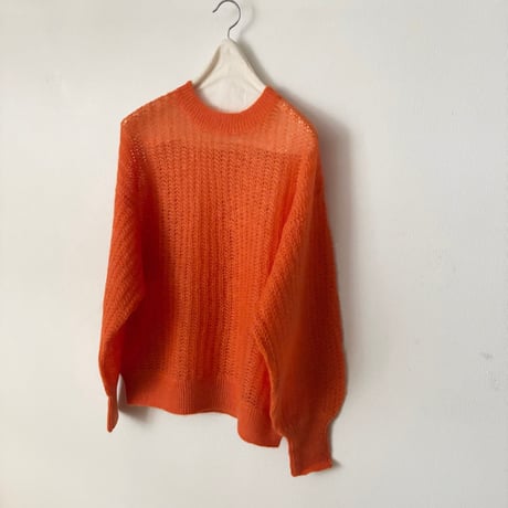 yuni wool Mohair Nylon loose プルオーバー