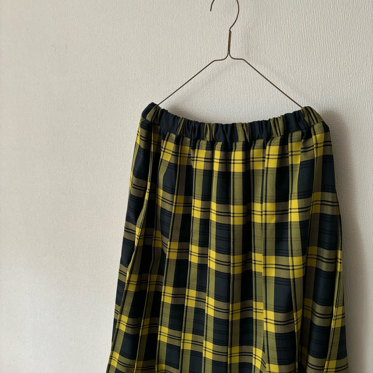 【最終価格】yuni wool polyester チェックプリーツスカート yuni wool polyester チェックプリーツスカート | itonowa Life