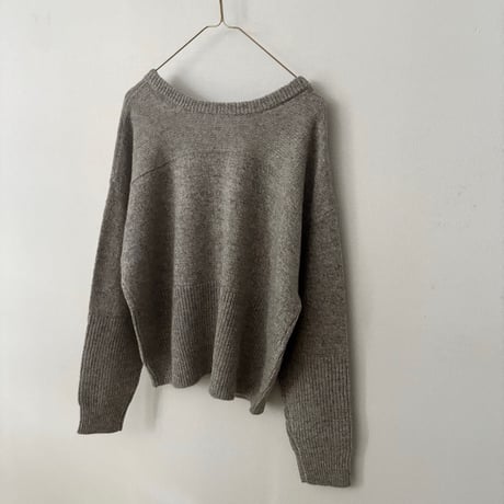 Hands of creation  LINEN WOOL 7G 2wayカーディガン