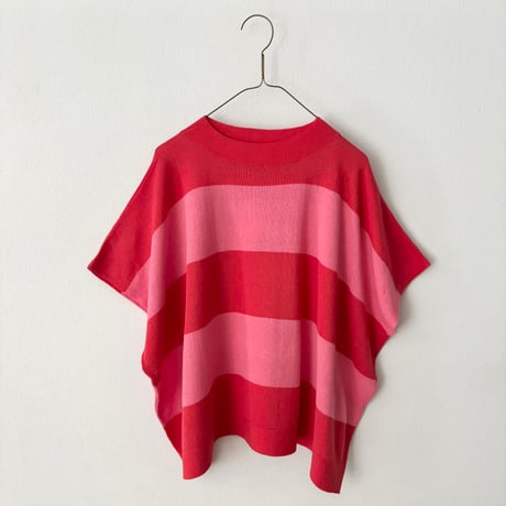 NATURAL LAUNDRY　ハイツイストボーダー ブロックプルオーバー