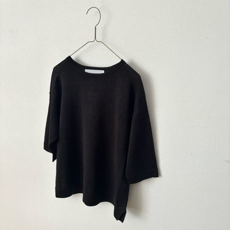 Hands of creation  フランスリネン 9G 2ply 5分袖サマーニット