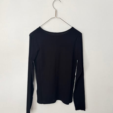 yuni 60/-強撚ストレッチフライス クルーネックプルオーバー