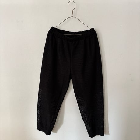 TISSU  パッチワークレース　ジョガーパンツ