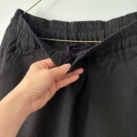 Hands of creation  fanage Linen イージーテーパードパンツ