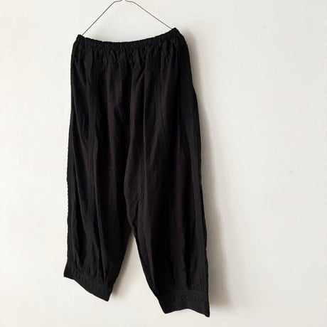 yuni Flower Jacquard×lace パンツ・クロ