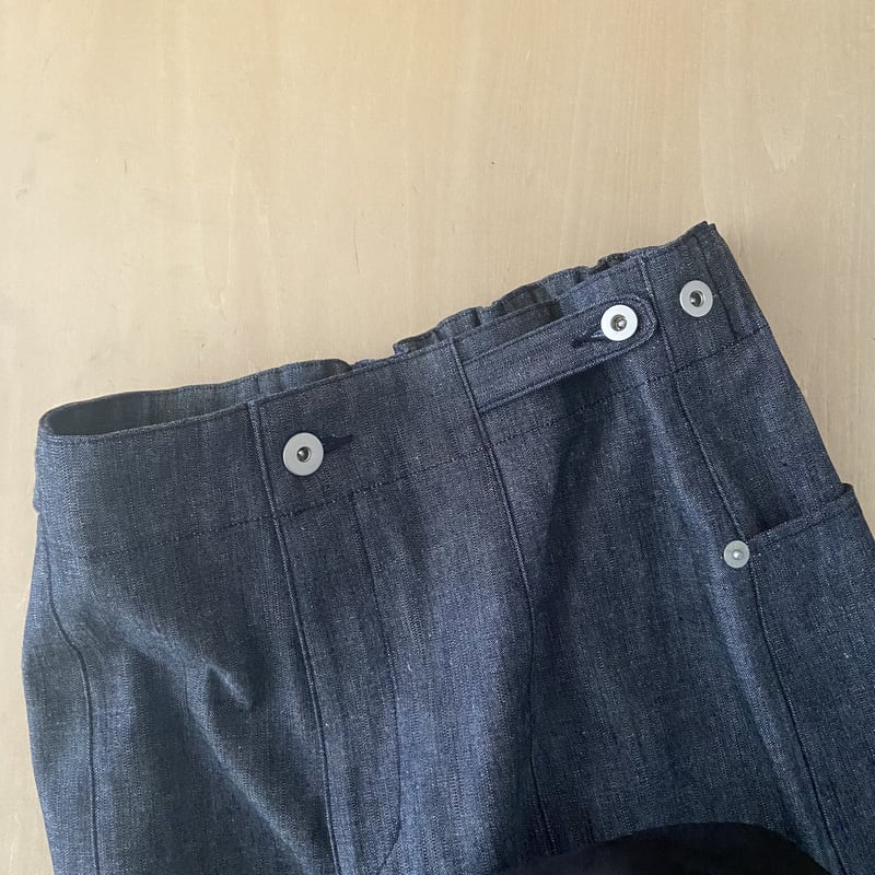 miho umezawa PLANE WEAVE DENIM unisex cocoon pa