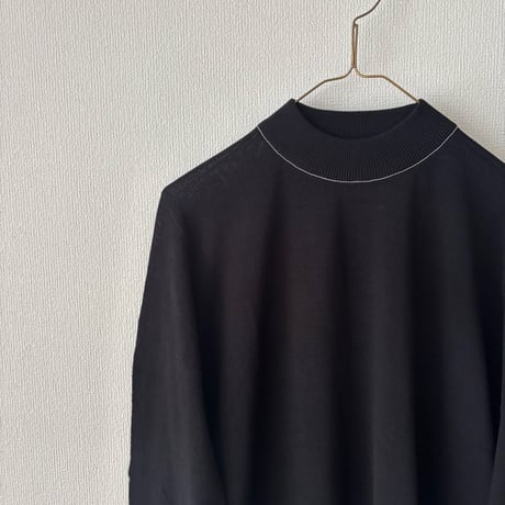 cion  コットン モックネックニット