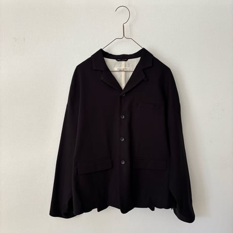 atelier naruse コットンカシミヤ テーラードジャケット・black
