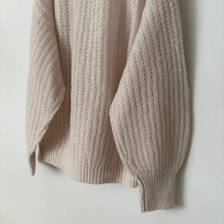 yuni wool Mohair Nylon カーディガン