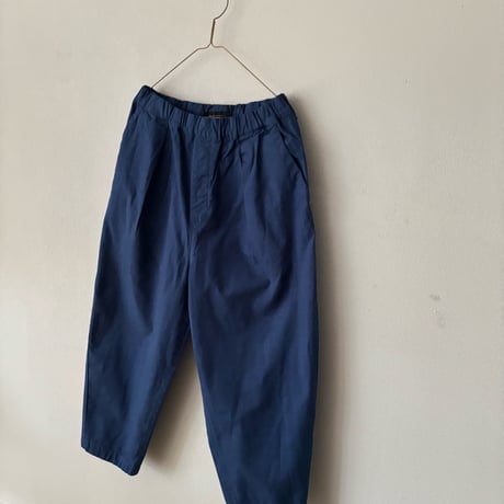 Hands of creation Organic Cotton 20/-Slub Serge イージーオーバルパンツ