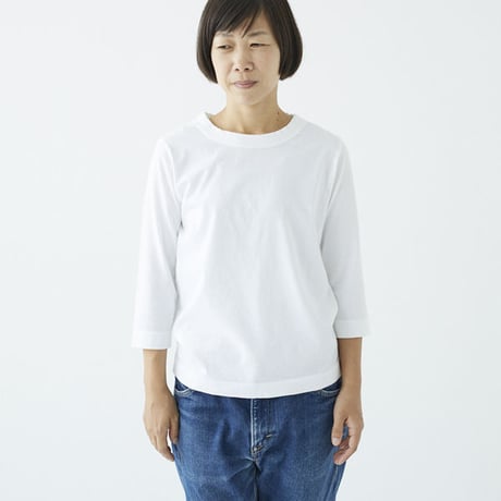 homspun 天竺Tシャツ 七分袖