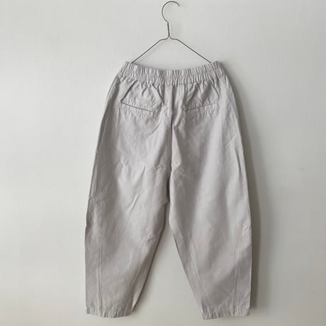 Hands of creation 綿麻バックサテン オーバルパンツ