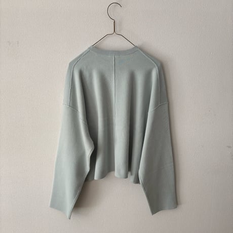 yuni  コットンスムース short knit pull over