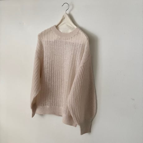yuni wool Mohair Nylon loose プルオーバー