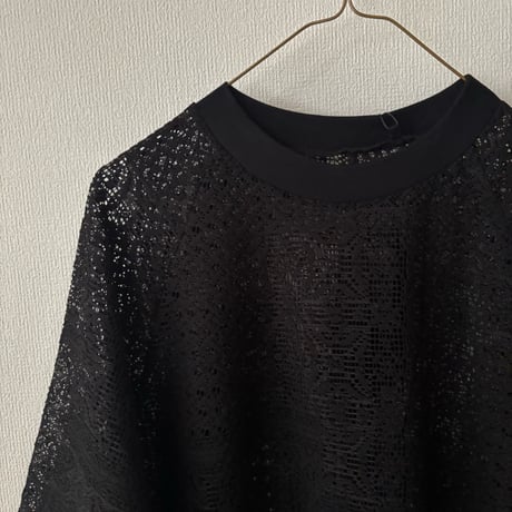 TISSU パッチワークレース スリットワンピース