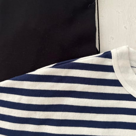 オールドマンズテーラー　裏起毛 BOUDER DROP SHOULDER SHIRT・Navy