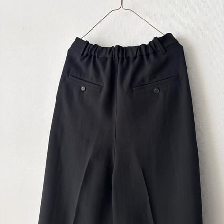 yuni リネンポリエステル WIDE PANTS