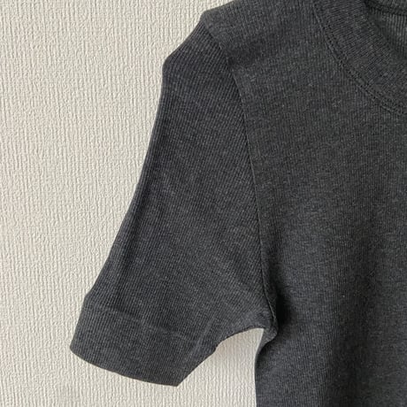 homspun 丸胴テレコ半袖プルオーバー