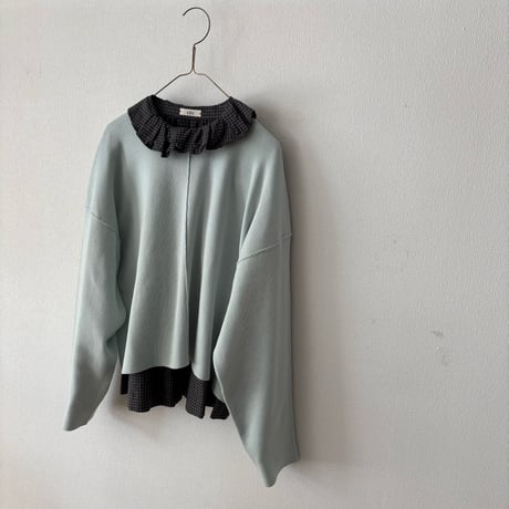 yuni  コットンスムース short knit pull over