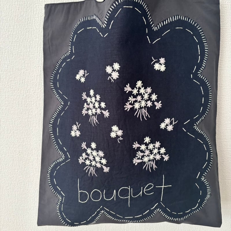 ポットアンドティー＊花刺繍 トートバッグ fit=scale-down,w=1200