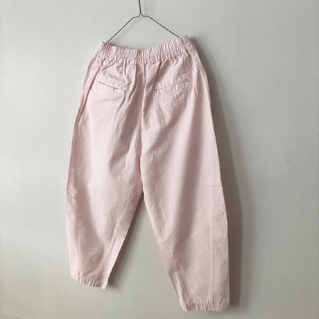 Hands of creation 綿麻バックサテン オーバルパンツ