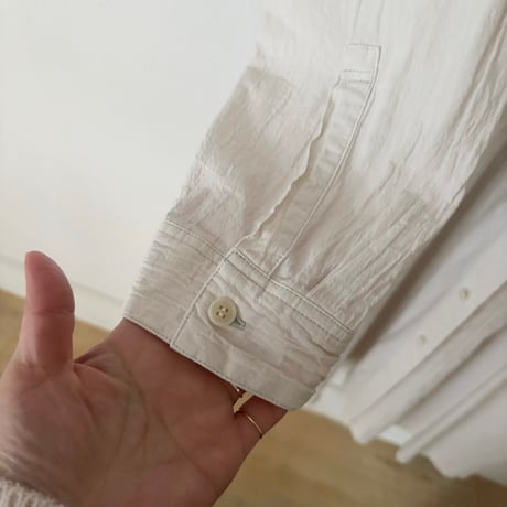 buoy buoy  強撚POPLIN 製品染 HOODIE DRESS