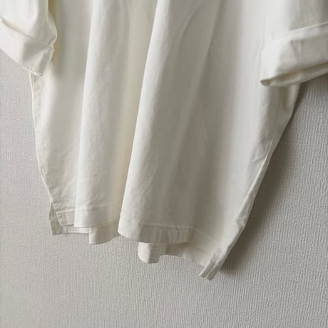 OUVERT KANDOU天竺 ロールアップスリーブ プルオーバー