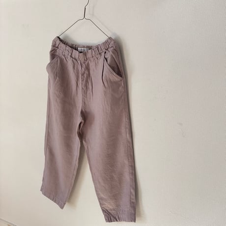 Hands of creation 40/- Twill Linen 起毛 ゆるオーバルパンツ