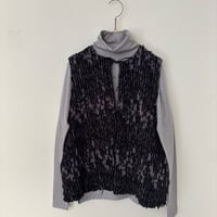 LinenYa カシミヤ混ビーバーベスト・グレー | itonowa Life ONLINE