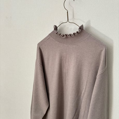 Hands of creation  super merino ポイントフリル2wayカーディガン