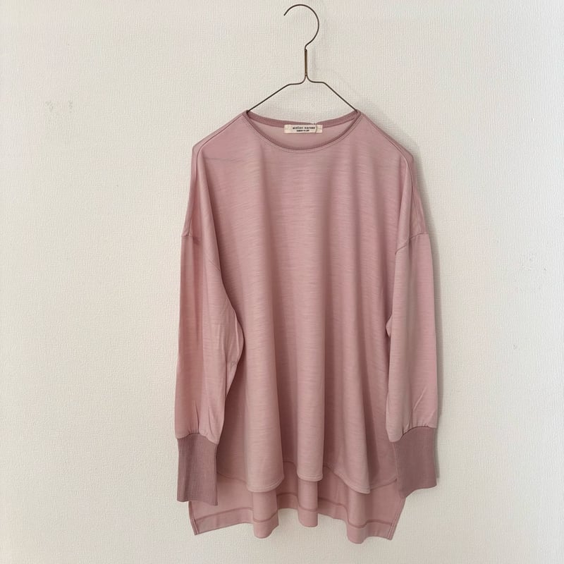 atelier naruse ウールニットカットソー＋リブ | itonowa Life ON