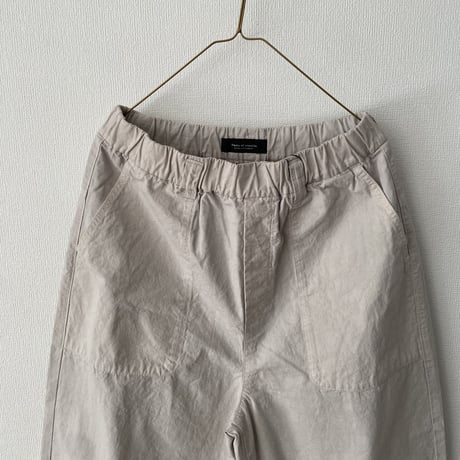 Hands of creation Organic cotton ネップウェザークロスイージーワークパンツ