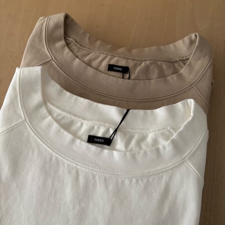 TISSU  ヘビープレーティング天竺ドルマンTシャツ　サイズ3
