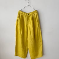 grin 40リネン タックラインパンツ