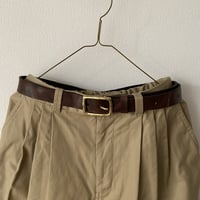 オールドマンズテーラー　Montana Lether Belt     choco