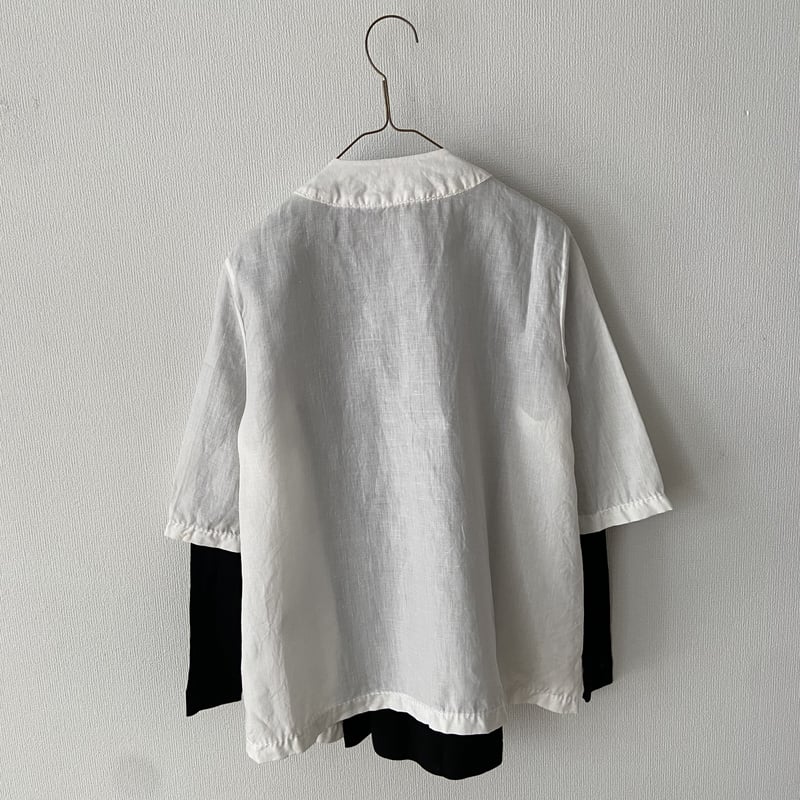 今季homspun リネンバイオ ギャザースカート homspun ホームスパン